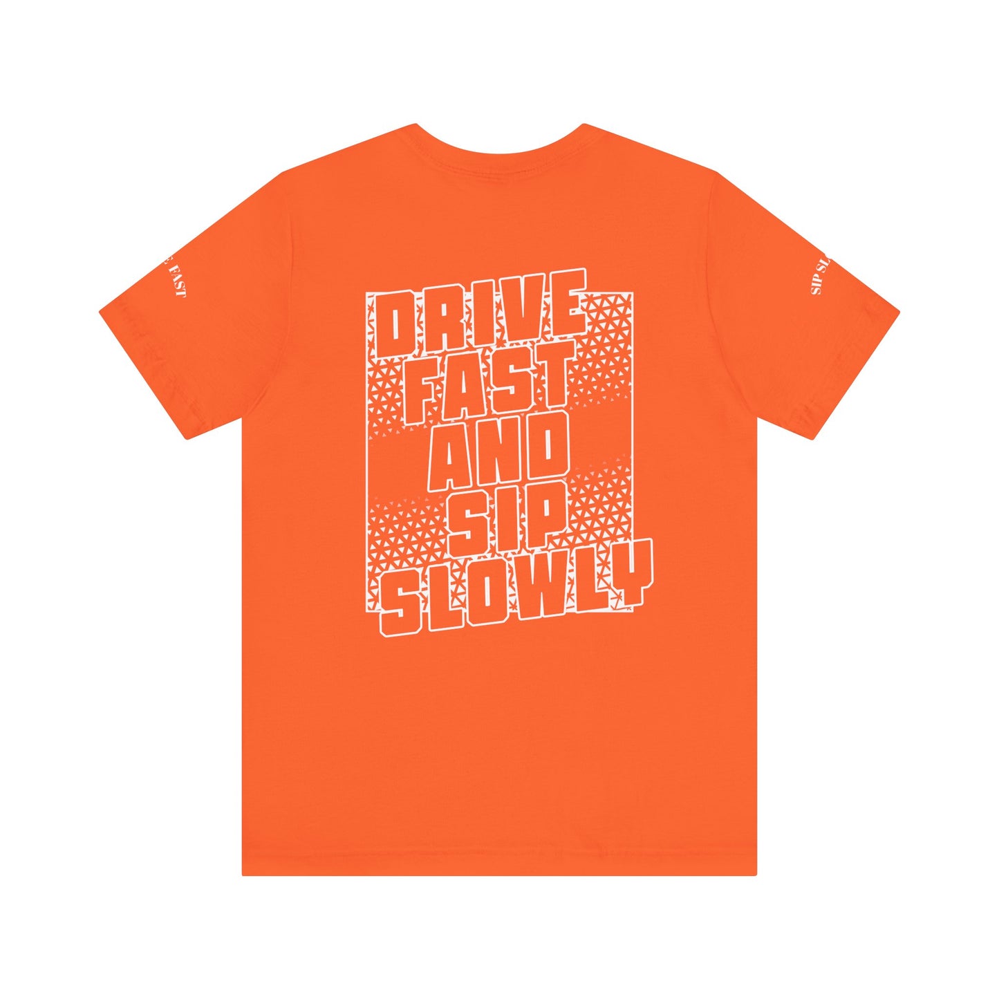 Drive Fast and Sip Slowly Unisex Tee, Inspirational Shirt, Casual Wear, Gift for Whiskey Lovers, Birthday Gift, Relaxed Style